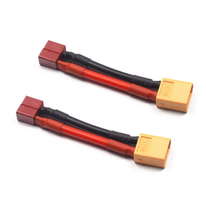 
                  
                    Load image into Gallery viewer, Youme 4pcs XT60-T XT60 to deans connector T converter with 12awg silicone cable for RC Lipo Battery Drone Car DIY parts
                  
                