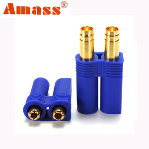
                  
                    Load image into Gallery viewer, 10PCS Amass EC5 Connector 5.0mm Bullet Banana plug Connector Female Male 5mm Bullet Gold Connector for RC ESC Motor Lipo Battery
                  
                