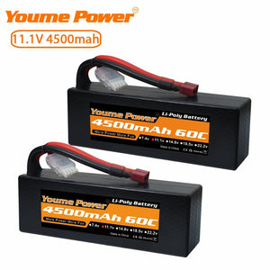 
                  
                    Load image into Gallery viewer, 1PCS 3S 11.1V 4500mah RC LIPO Battery - Youme Power
                  
                