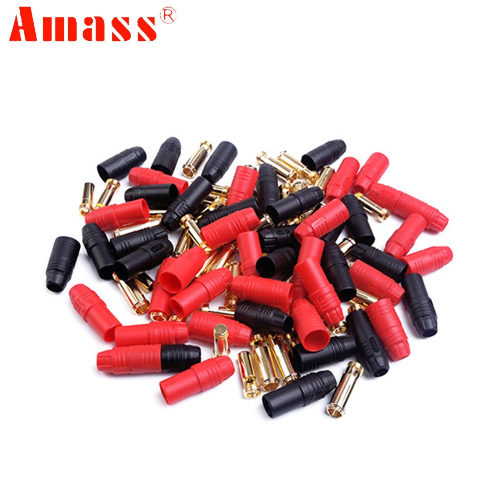 
                  
                    Load image into Gallery viewer, 1PCS Amass Connector AS150 Connector Anti Spark Plug AS150 Female and Male Connector Plugs for RC Airplane Multirotor Drone Plug
                  
                